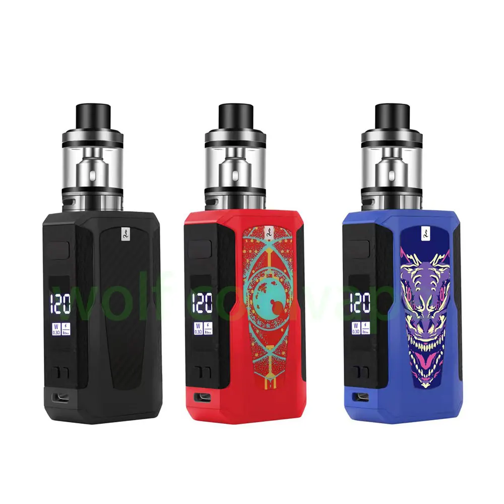 120W Vaporizer Vape Mod Kit โด - Vape Battery 18650 บทวิจารณ์และราคา