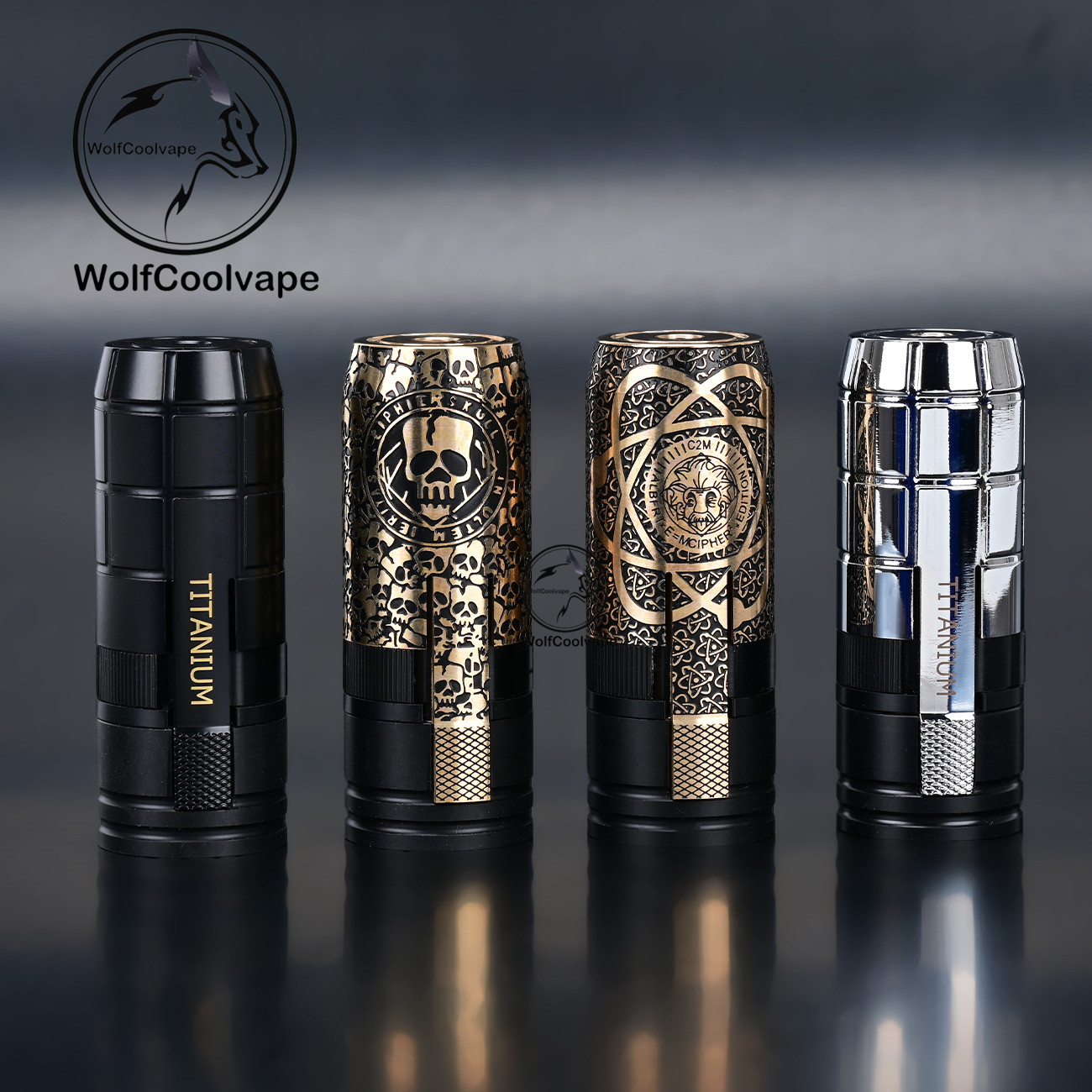 Wolfcoolvape MK2 พิเศษ Mod วัส - Vape Battery 18650 บทวิจารณ์และราคา