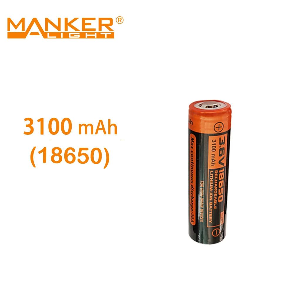 Manker 14500/18650/18350/21700 - Vape Battery 18650 บทวิจารณ์และราคา