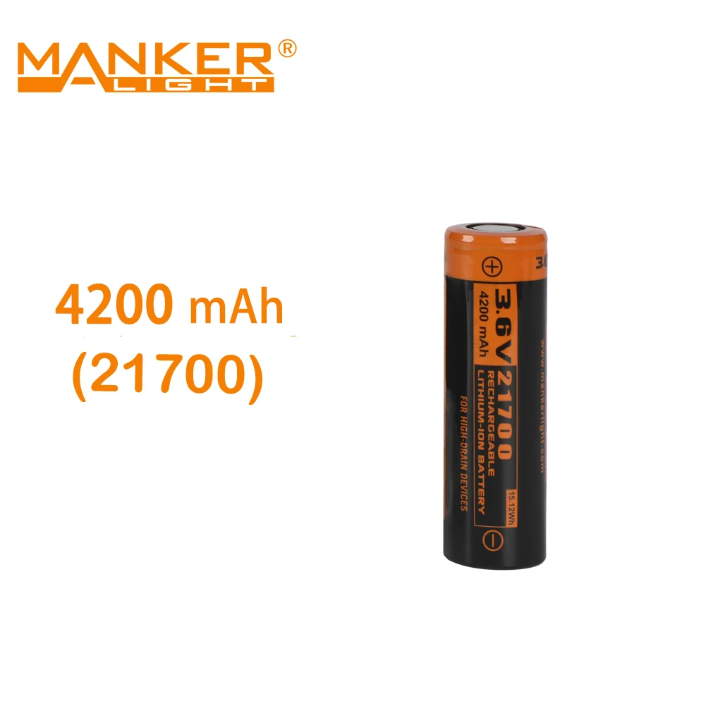 Manker 14500/18650/18350/21700 - Vape Battery 18650 บทวิจารณ์และราคา