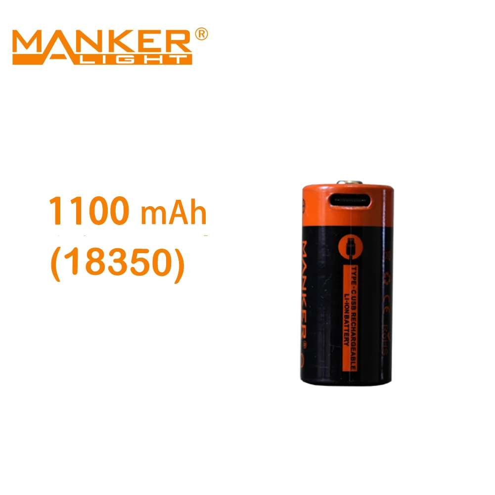 Manker 14500/18650/18350/21700 - Vape Battery 18650 บทวิจารณ์และราคา